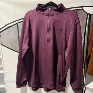 Under Armour Men's Zip-Up Sweater in Deep Purple